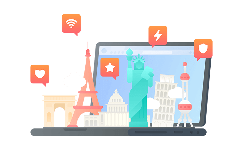 在加蓬连接到中国的代理 - 翻回VPN